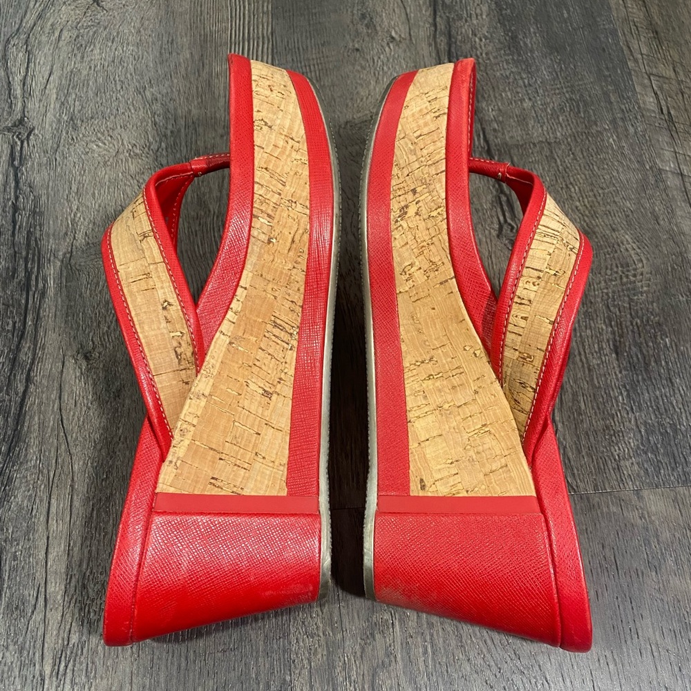 Prada Platform Wedge Sandals - image 5